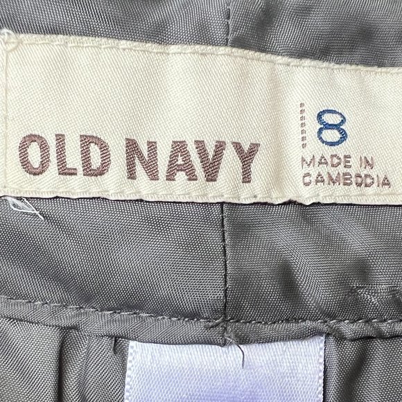 🌸4/$30🌸  NWOT Old Navy Lined Herringbone Wool Trouser Shorts - Picture 13 of 16